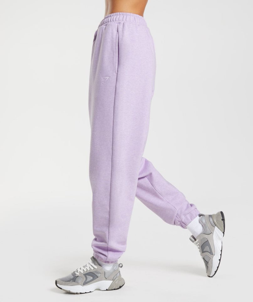 Women's Gymshark Rest Day Sweats Jogger Light Purple | NZ 2JOMIW